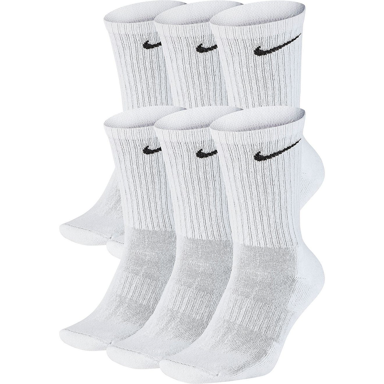 Nike Men's Dri-FIT Everyday Cushion Crew Socks 6-Pack                                                                            - view number 1