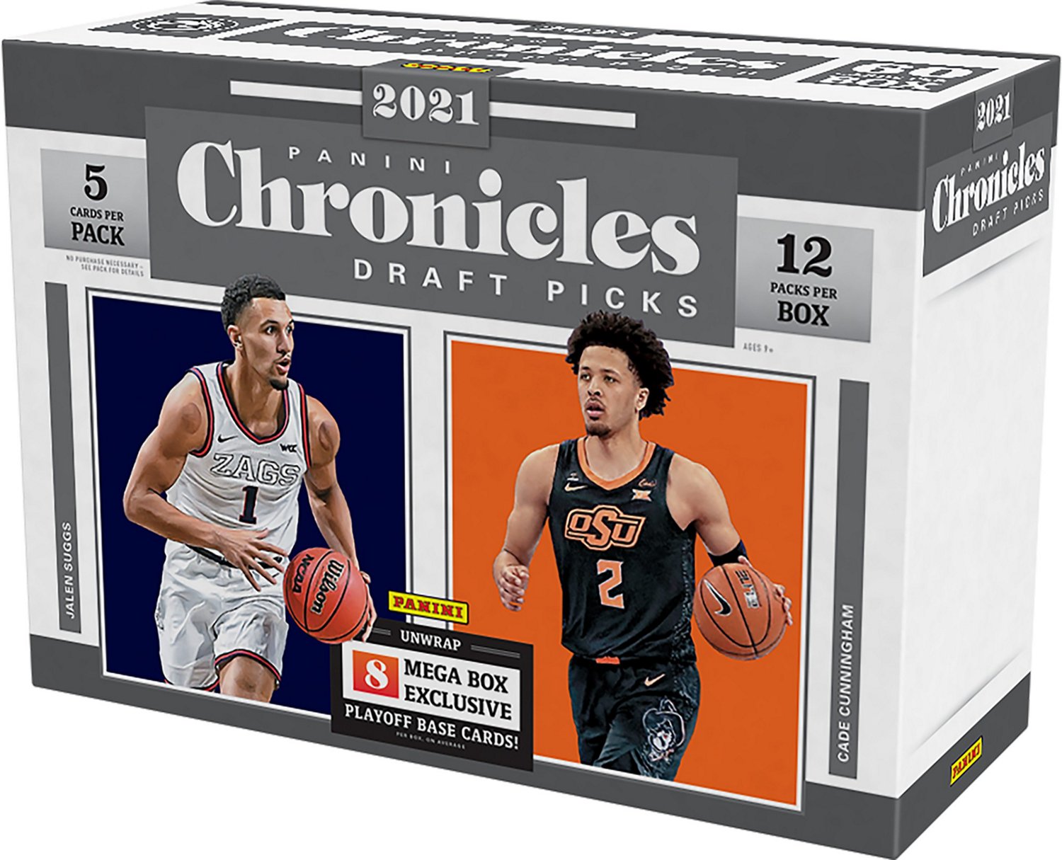 Panini Chronicles Draft Picks 2021 Football Mega Box (5 Cards per Pack, 12  Packs per Box) for sale online