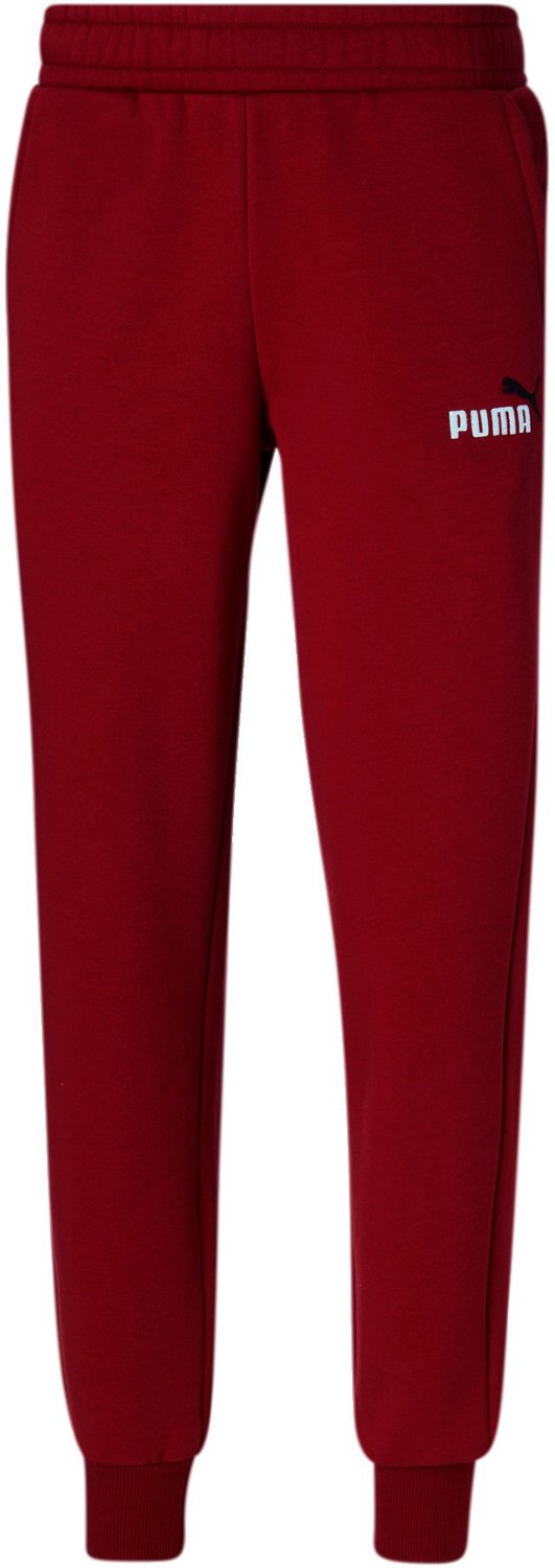 PUMA Men s Essential Embroidery Logo Fleece Sweatpants Academy