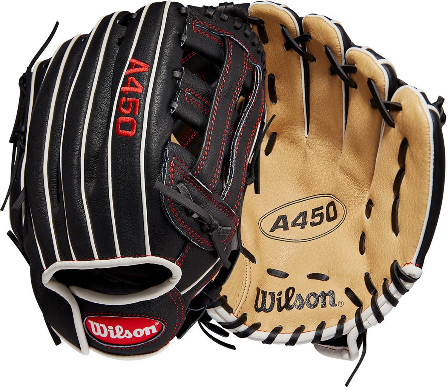 Used Wilson A450 TWINS A04RB16MIN 11 Fielders Gloves Fielders Gloves