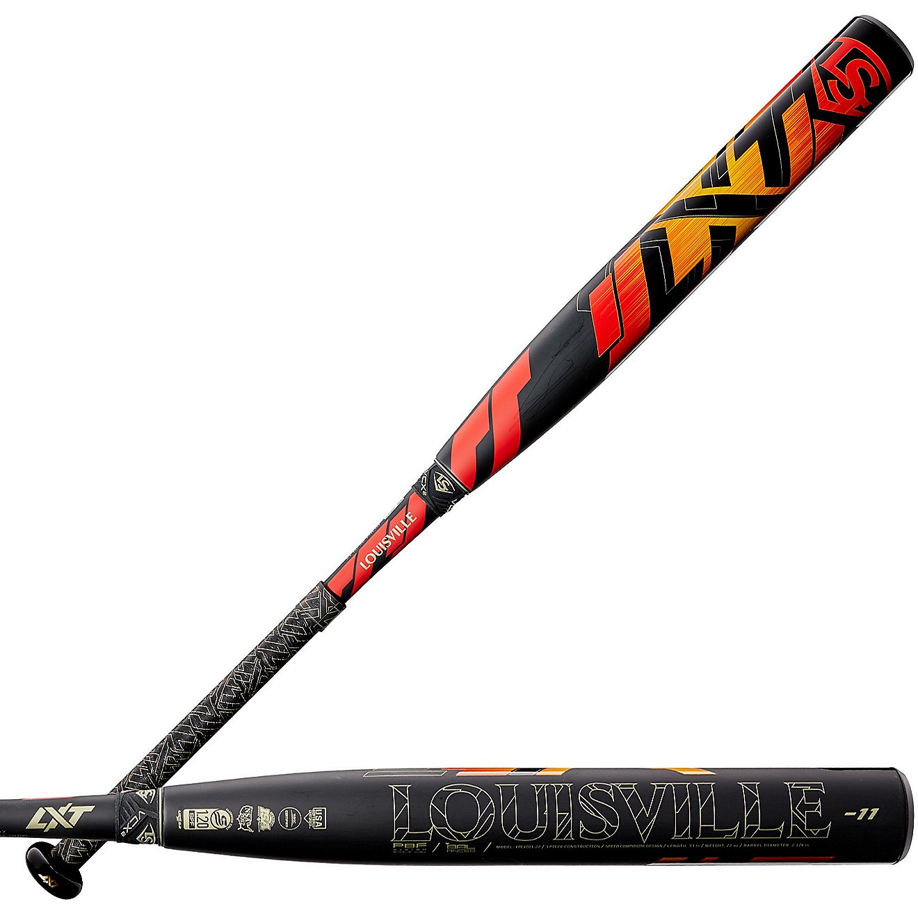 Louisville Slugger Adults' LXT 2022 Fastpitch Composite Bat (-11)                                                                - view number 9