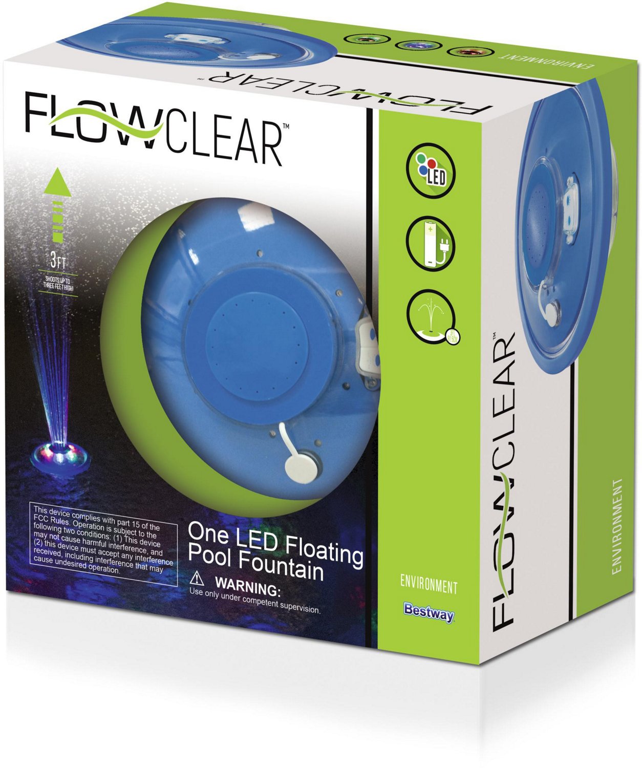 Bestway Flowclear LED Floating Pool Fountain Academy