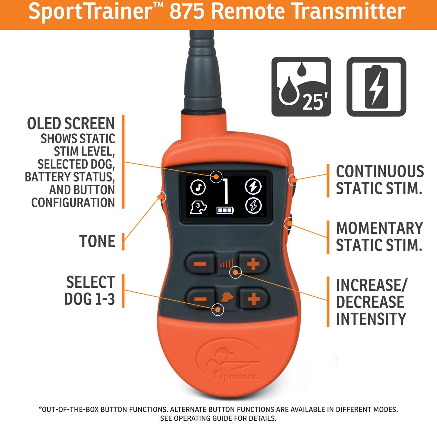 SportDOG Brand SportTrainer 875 Remote                                                                                           - view number 3