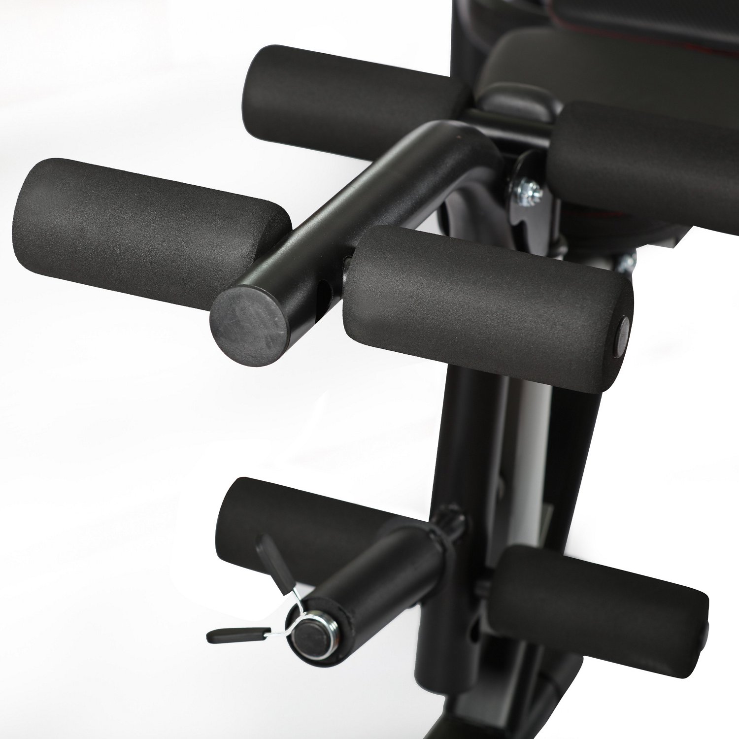 PRCTZ Adjustable Weight Bench with Olympic Squat Rack, Arm and Leg