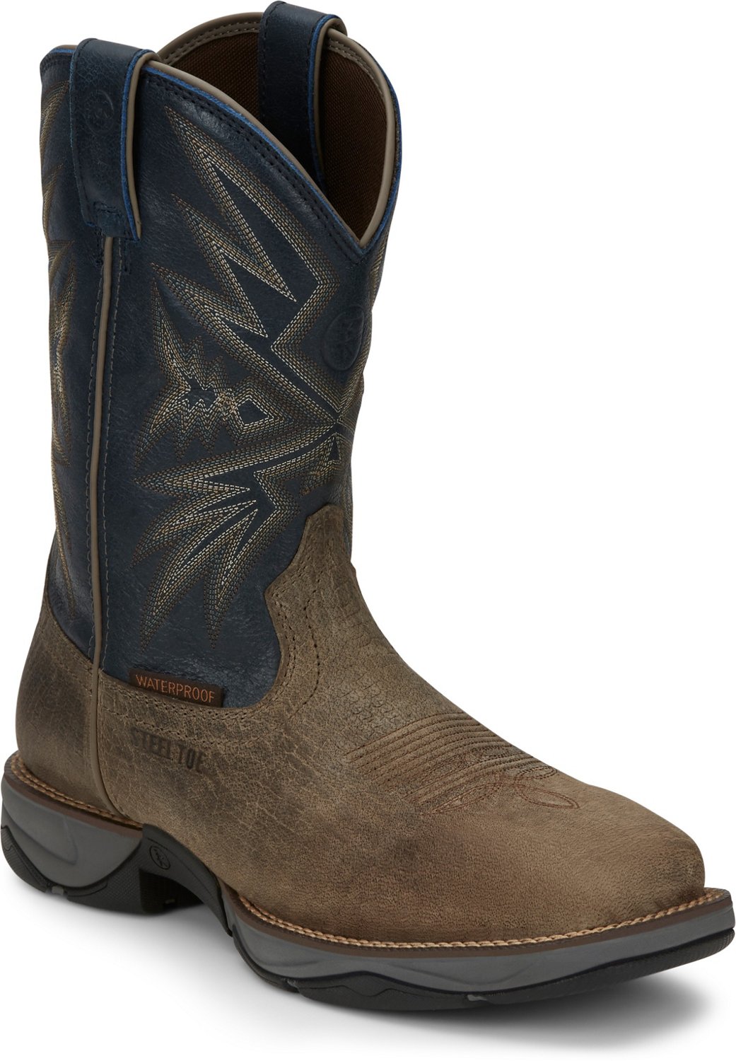 Tony Lama Men's Bartlett Western Steel Toe Work Boots Academy