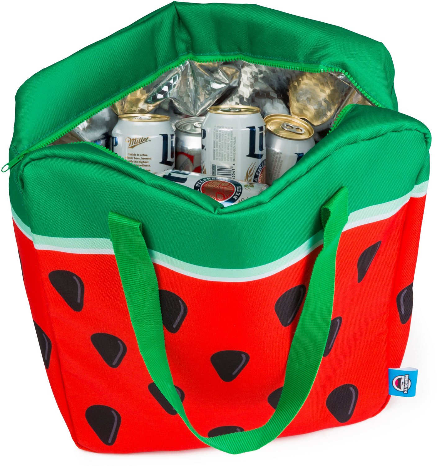 BigMouth Watermelon Novelty Cooler Tote Bag Academy