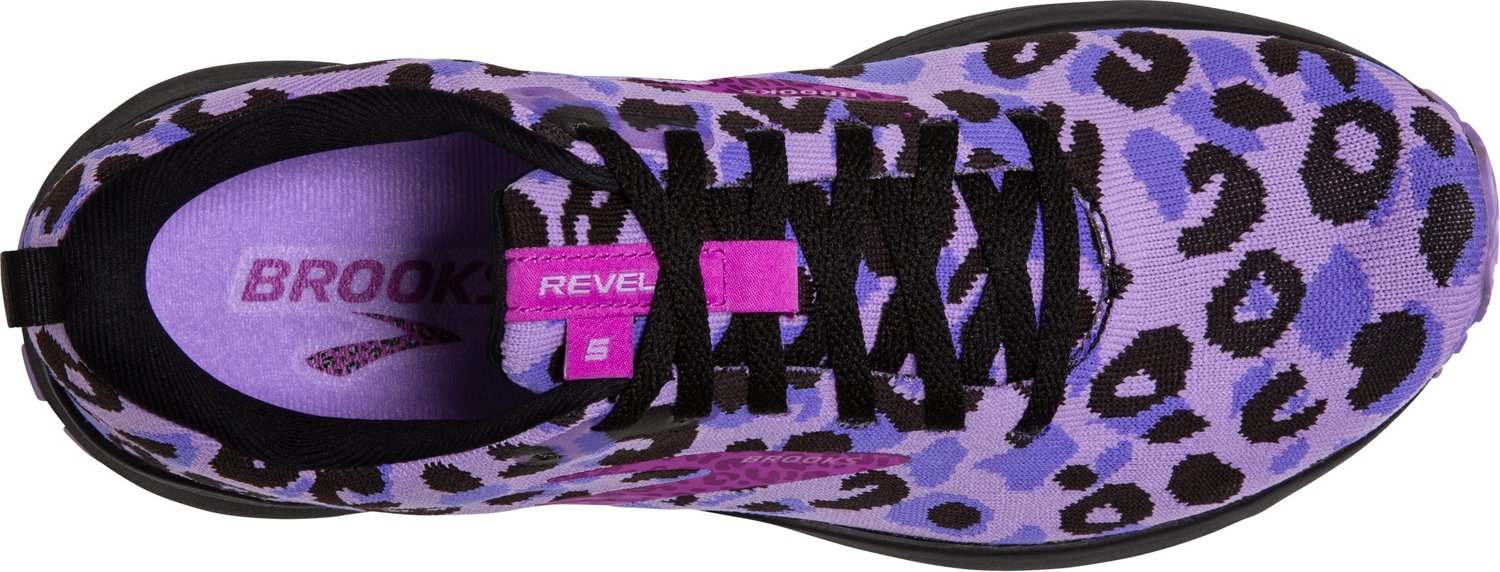 Brooks Women's Revel 5 Electric Animal Cheetah Running Shoes | Academy