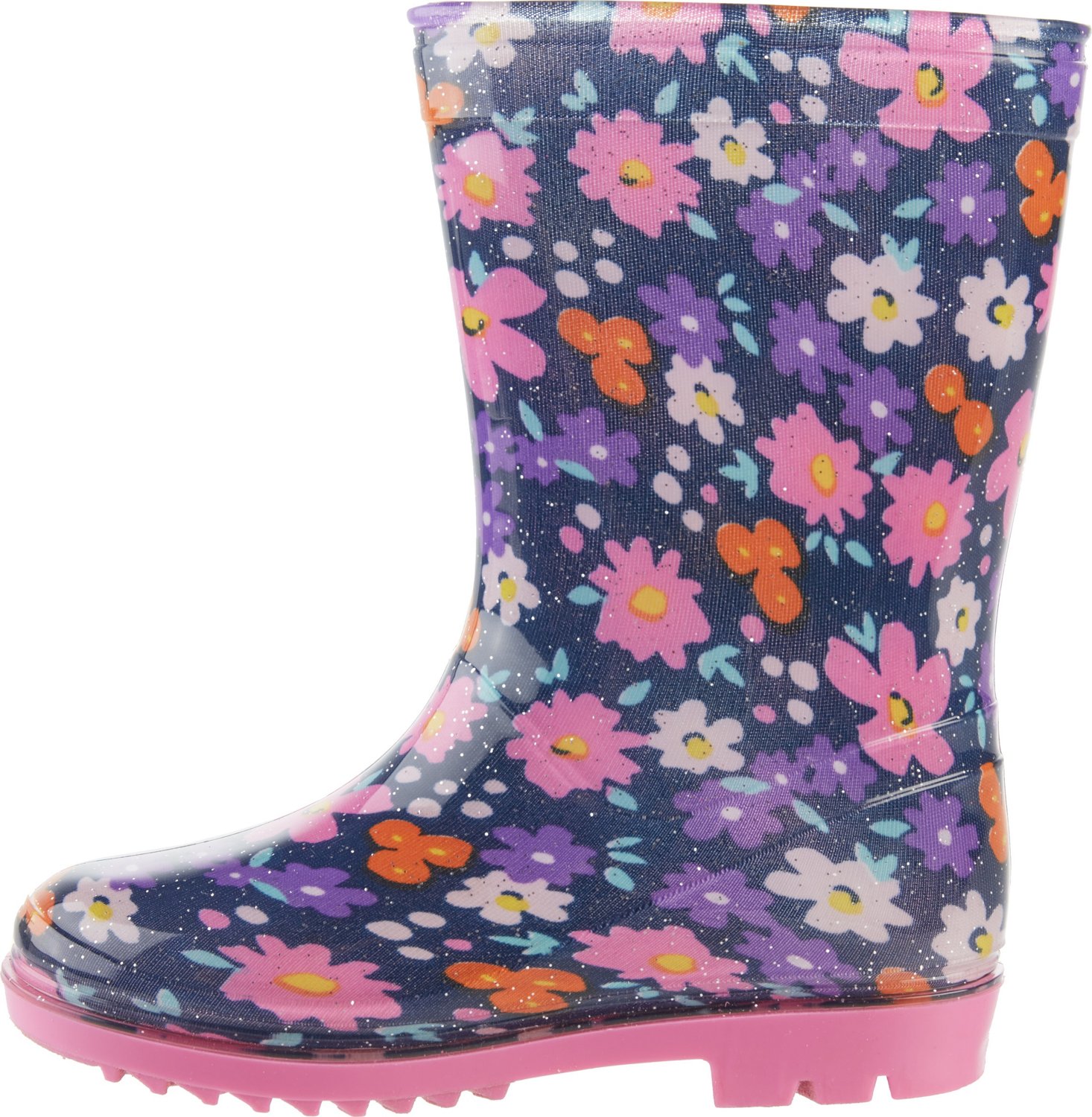 Magellan Outdoors Girls' Floral PVC Boots - view number 2