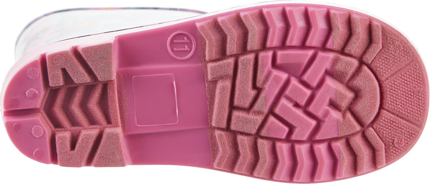 Magellan Outdoors Girls' Floral PVC Boots - view number 4
