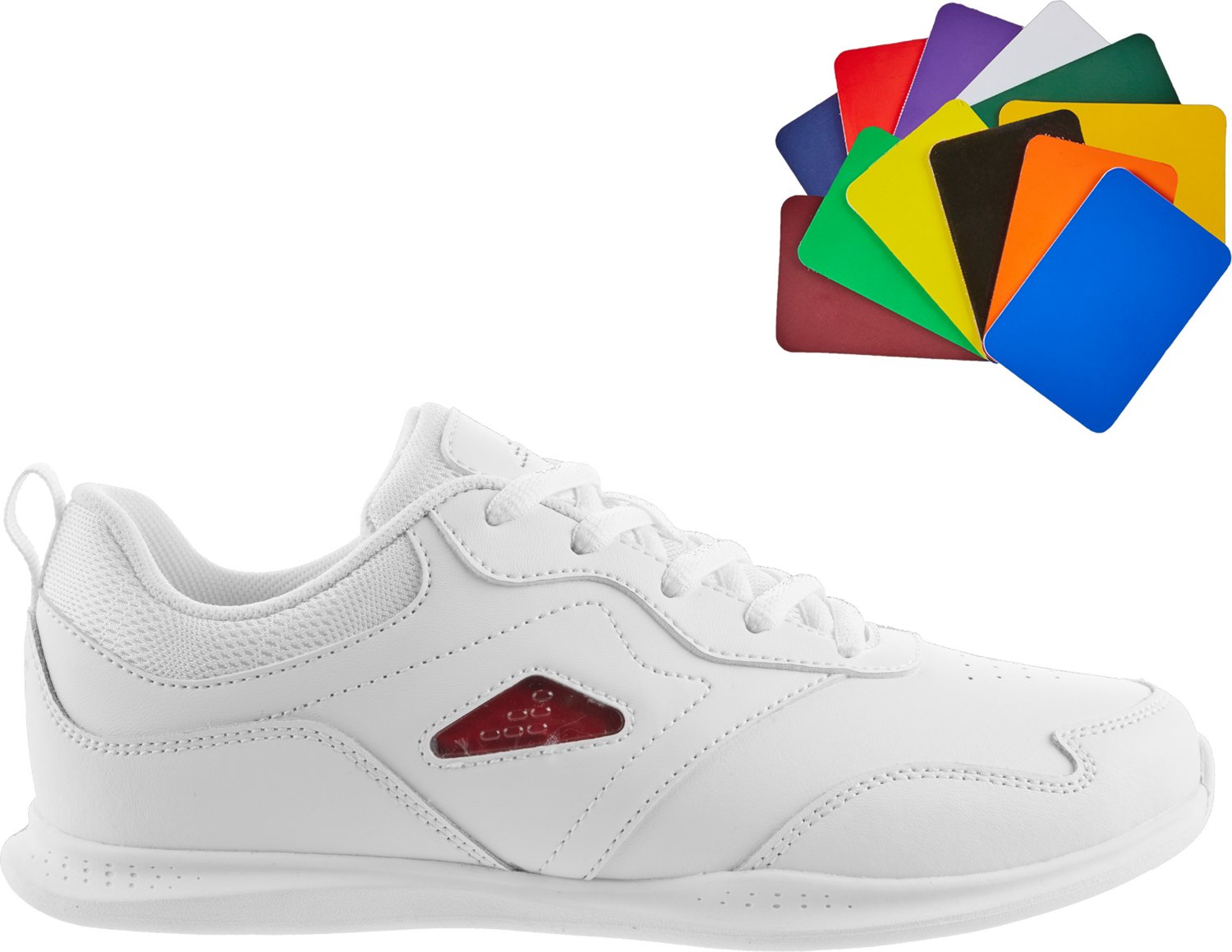 ZVC White Cheerleading Shoes For Women & Kids – Lightweight, Non-Slip, With Cushioned Insole For Stunts & Tumbling