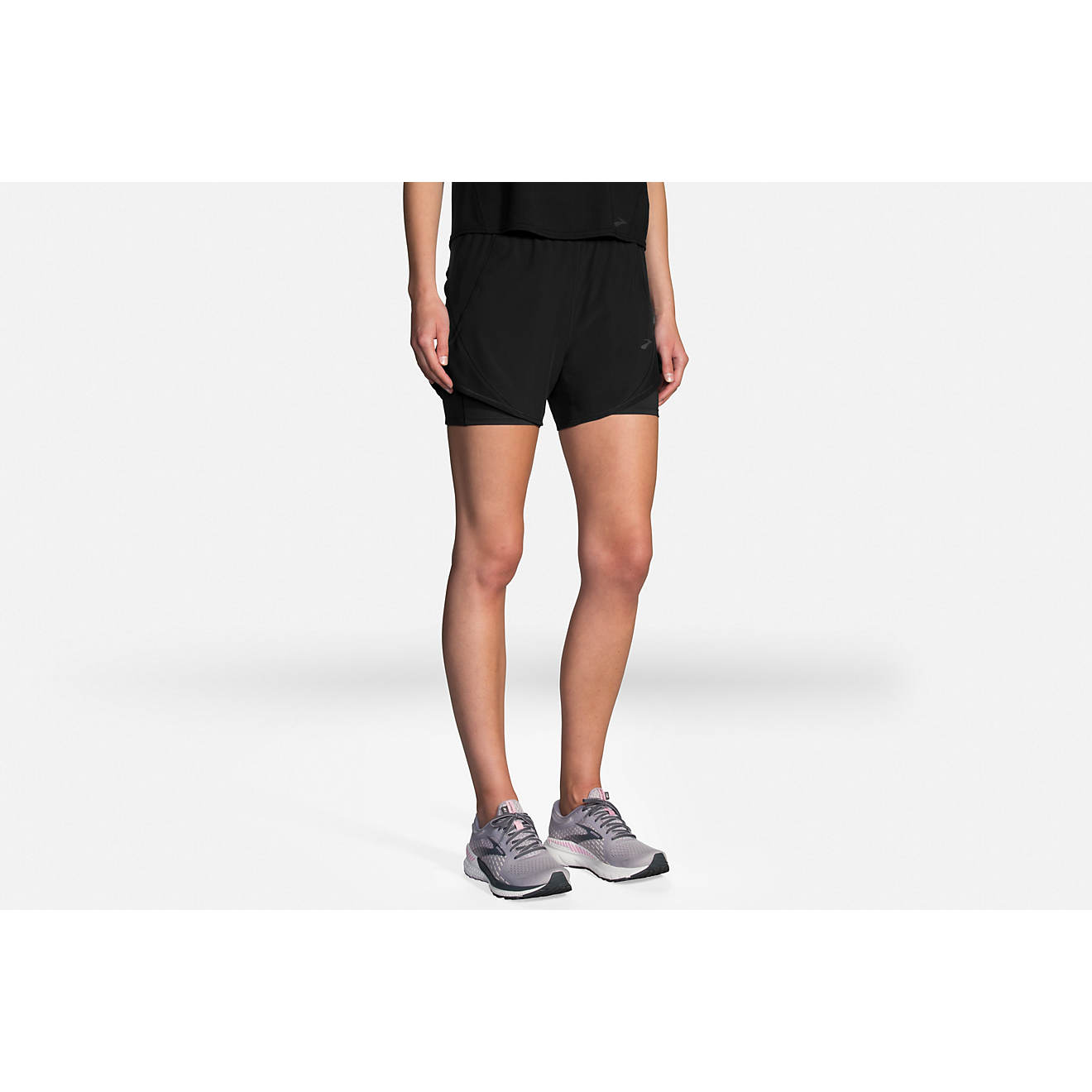 Brooks Women's Chaser 5 in 2-in-1 Shorts                                                                                         - view number 1
