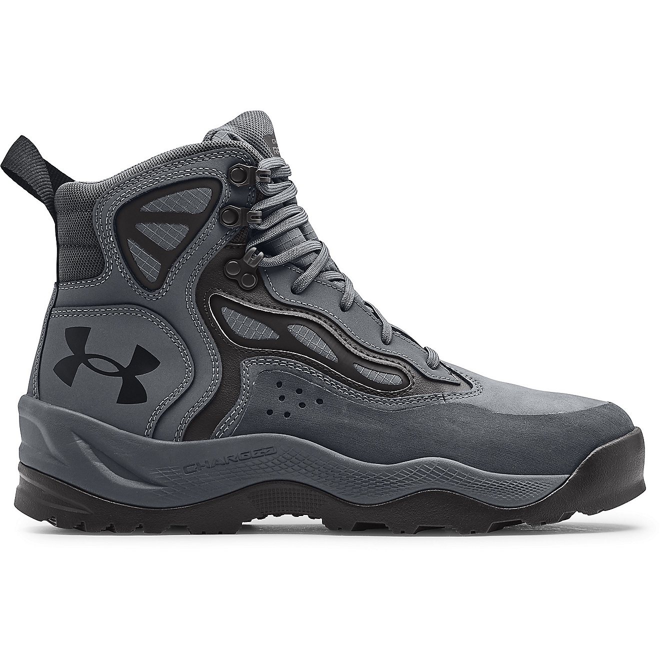 Under Armour Men's Charged Raider Mid Waterproof Hiking Boots                                                                    - view number 1
