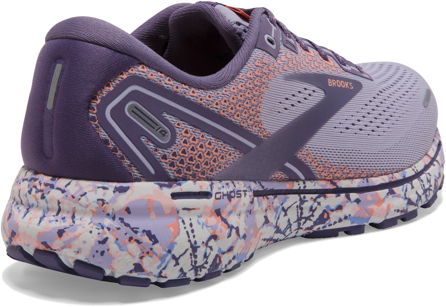 Brooks Women's Ghost 14 Delicate Dyes Running Shoes                                                                              - view number 4