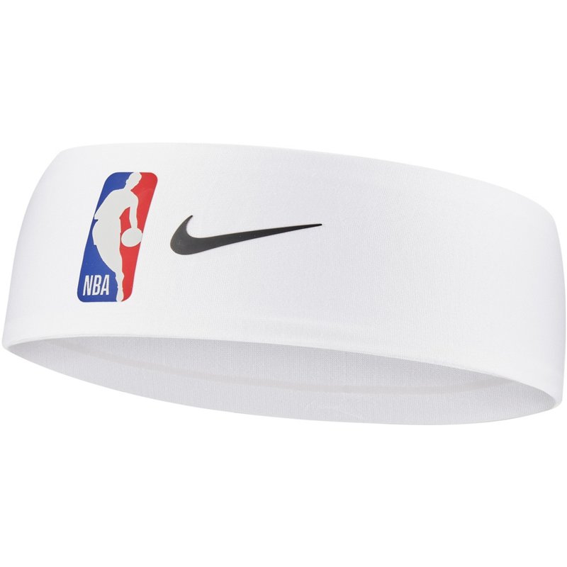 Nike NBA Fury 2.0 Headband White/Black - Basketball Accessories at Academy Sports
