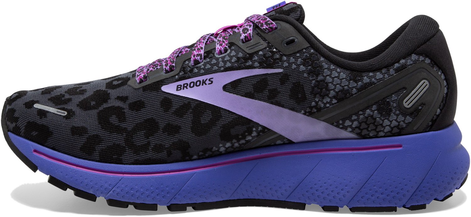 Brooks Women's Ghost 14 Electric Animal Cheetah Running Shoes Academy