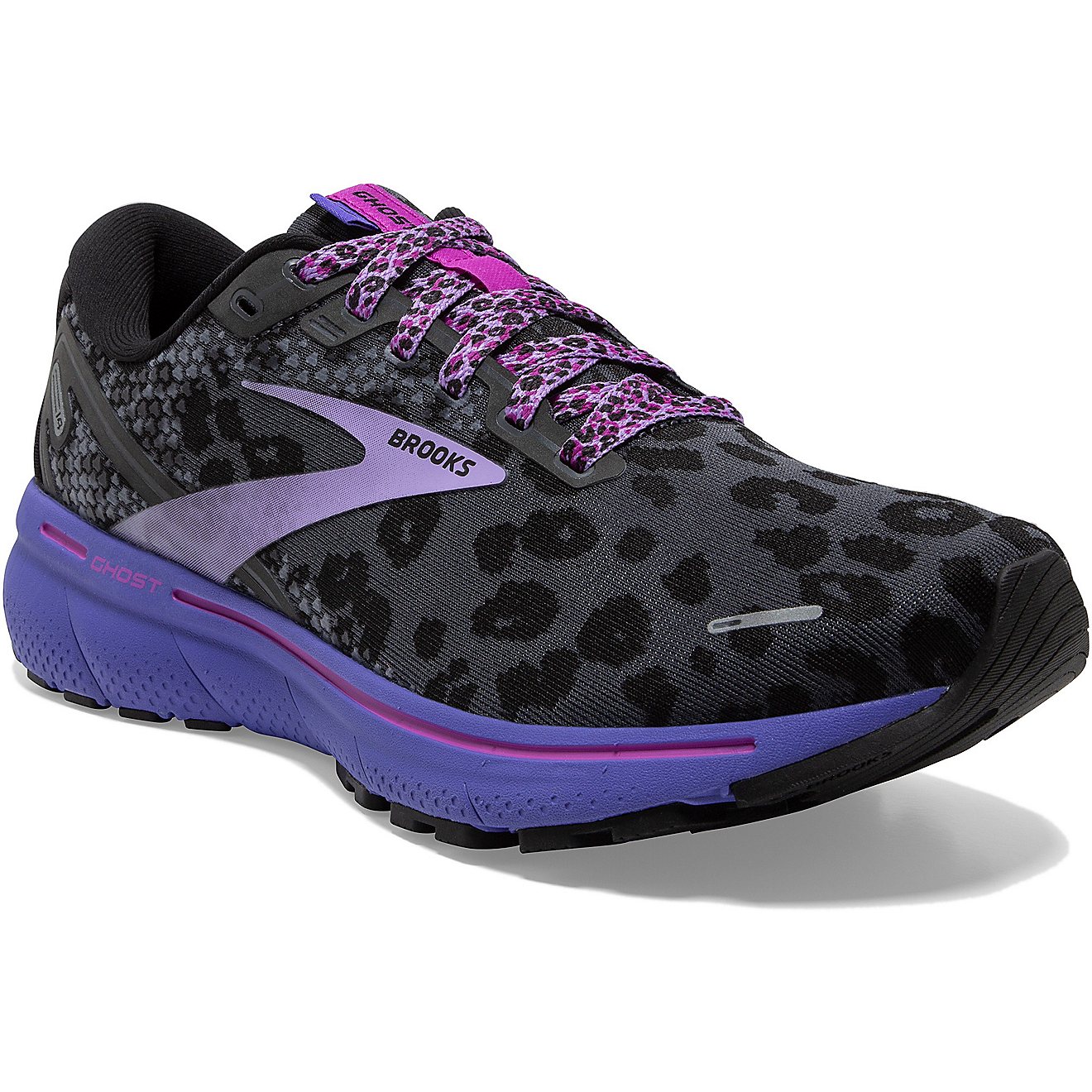 Brooks Women's Ghost 14 Electric Animal Cheetah Running Shoes | Academy