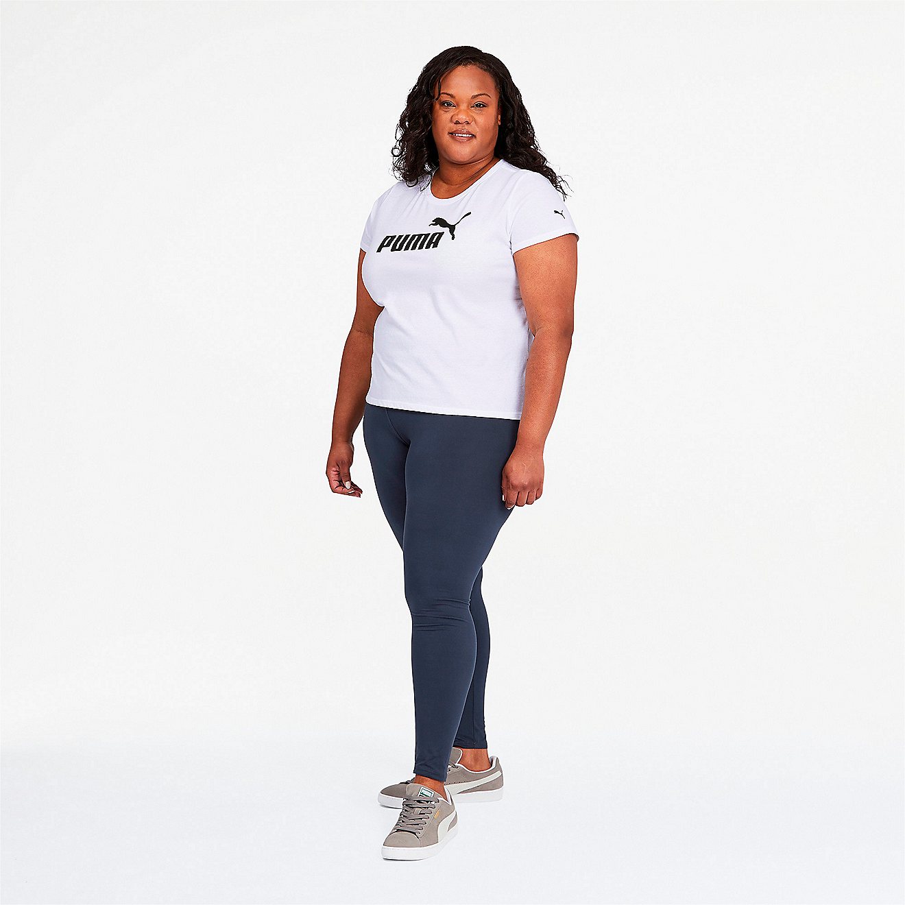 PUMA Women's Essentials Logo Plus Size Short Sleeve T-shirt                                                                      - view number 3