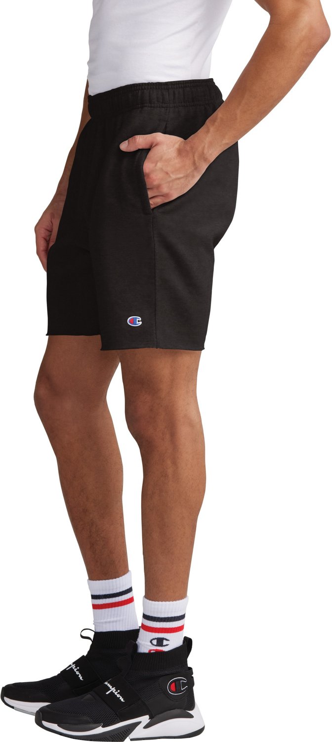Champion Men’s Powerblend Fleece Shorts 7 in Academy