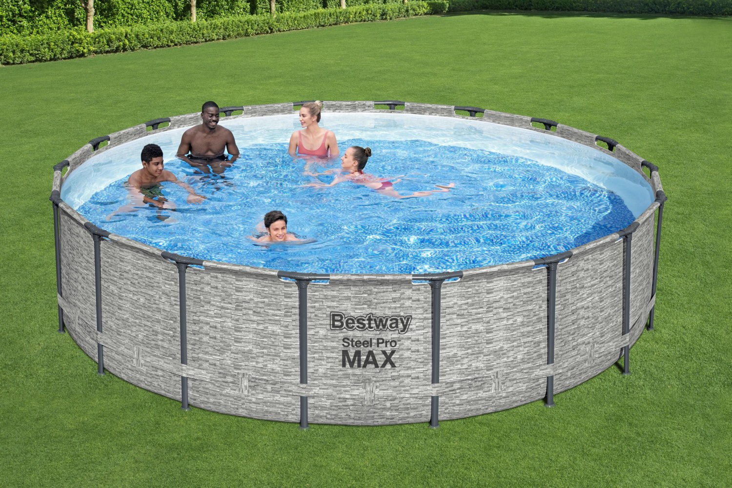 Bestway Power Steel 20 ft x 52 in Round Metal Frame Pool - view number 5