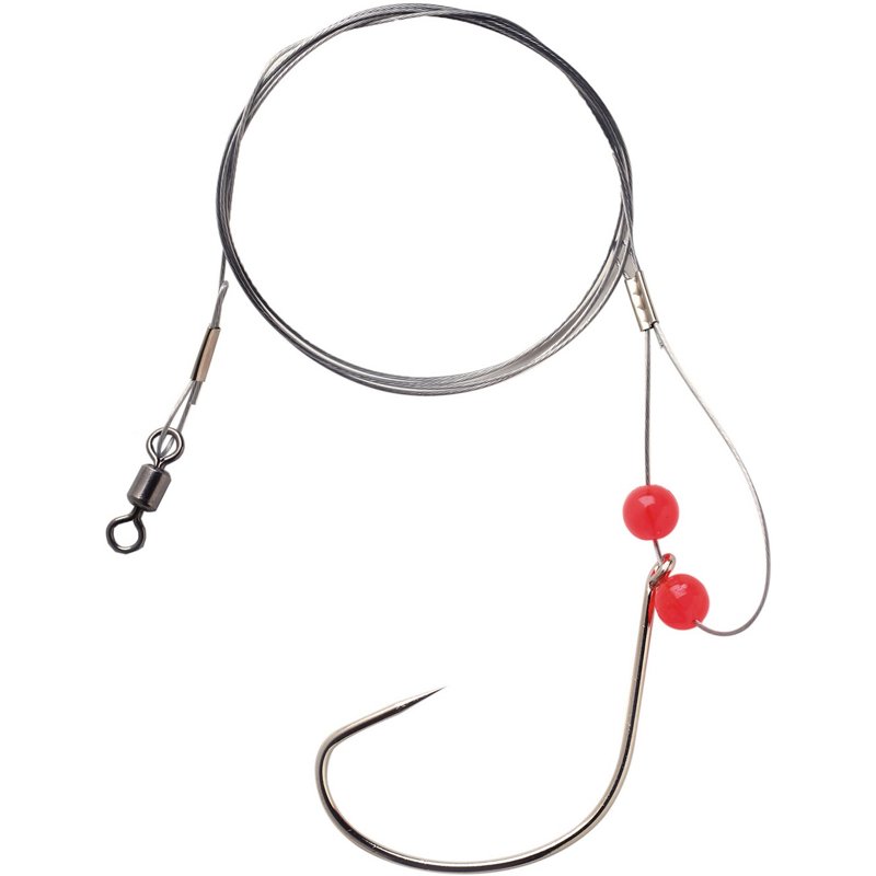 P-Line PCPSRWBS8/0 Pucci Single Hook Wide Bend Sturgeon Rig