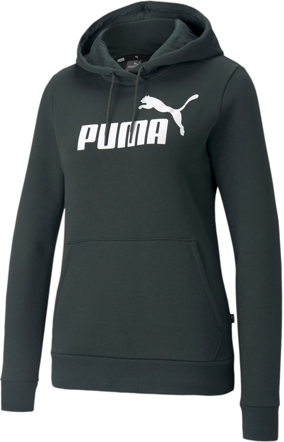 PUMA Women's Fleece Long Sleeve Essential Logo Hoodie