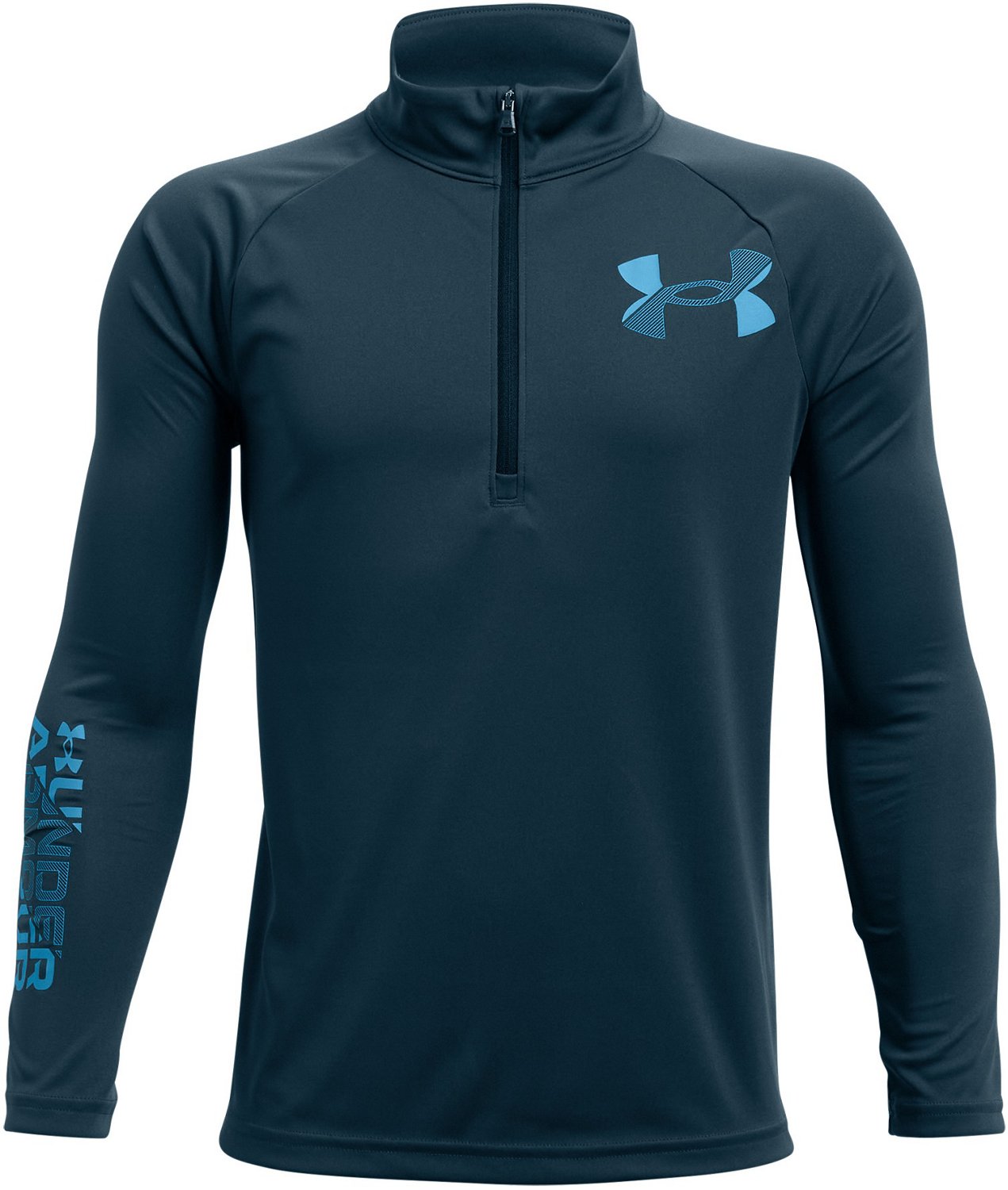 Under Armour Boys' UA Tech Big Logo 1/2 Zip Hoodie