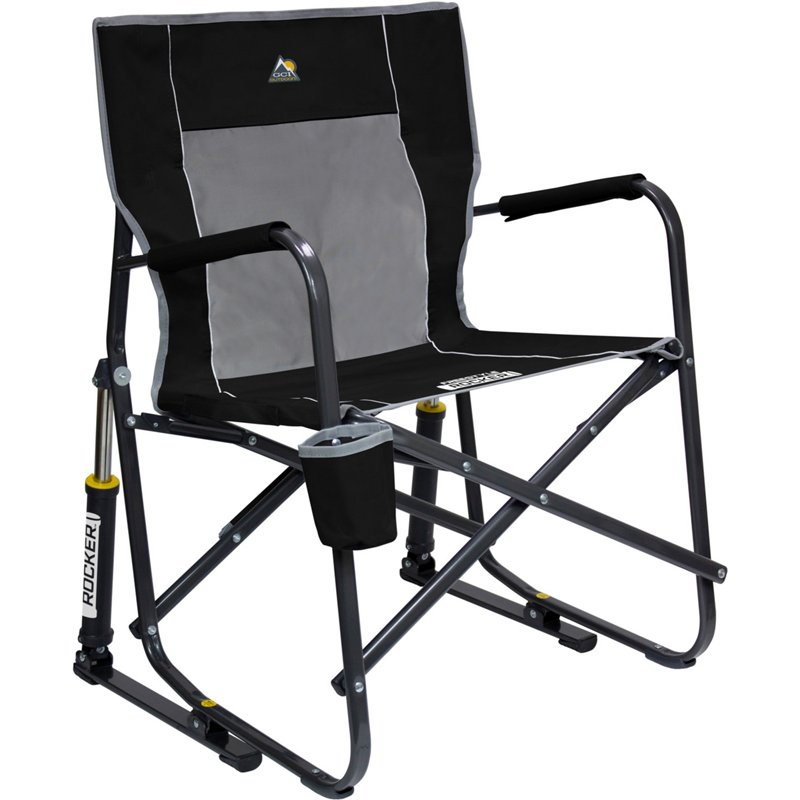 GCI Outdoor Freestyle Rocker™ Portable Rocking Chair Black - Collapsible Furniture at Academy Sports