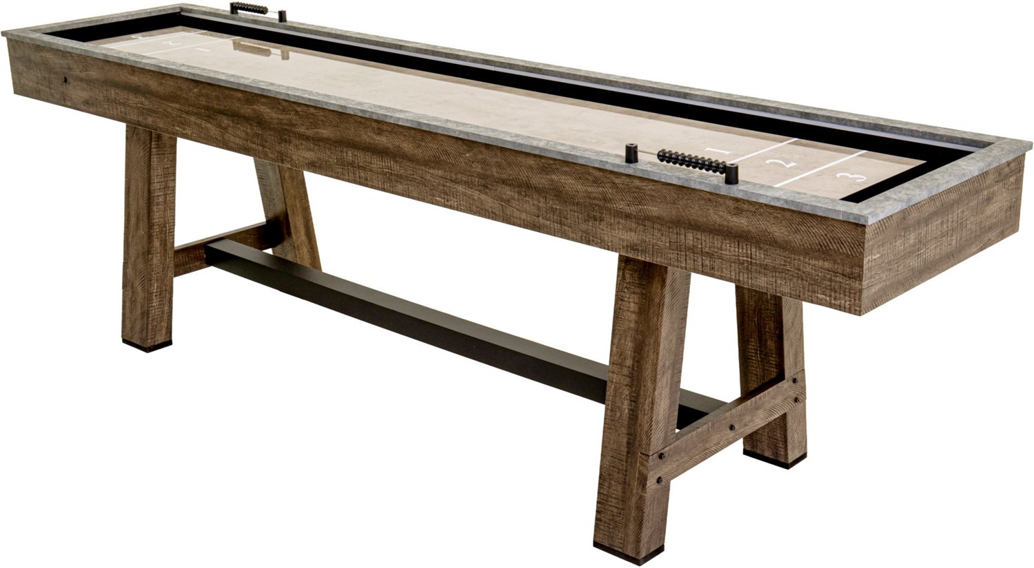 Austin Collection 9’ LED Pre-lit Shuffleboard Table | Academy