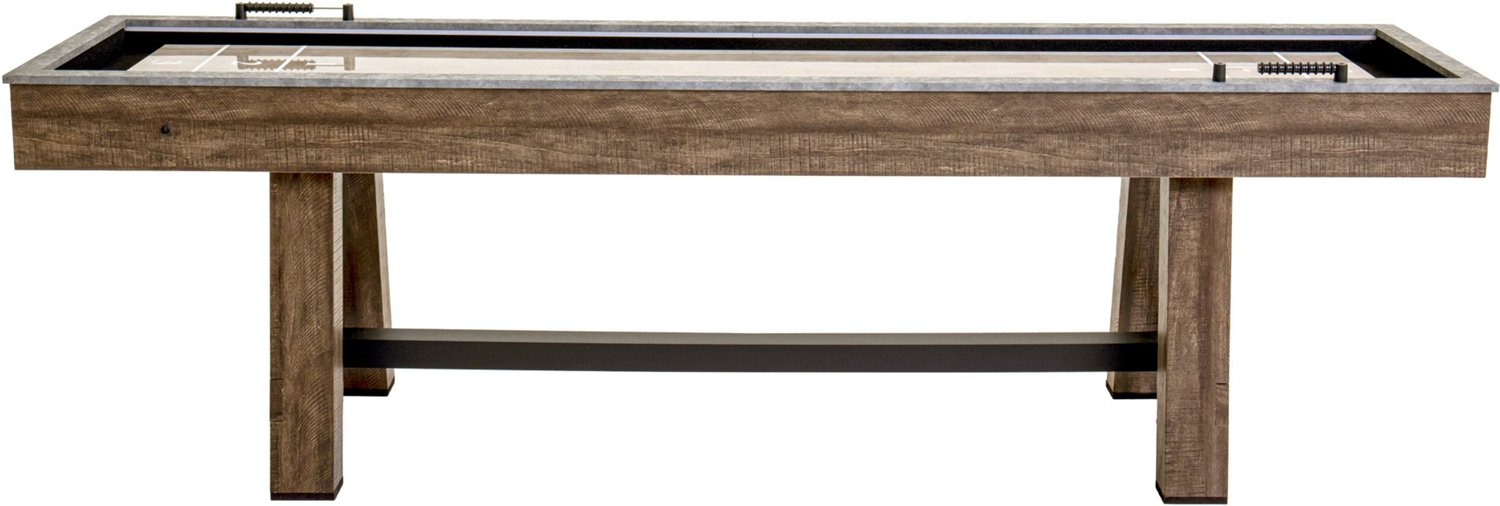 Austin Collection 9’ LED Prelit Shuffleboard Table Academy