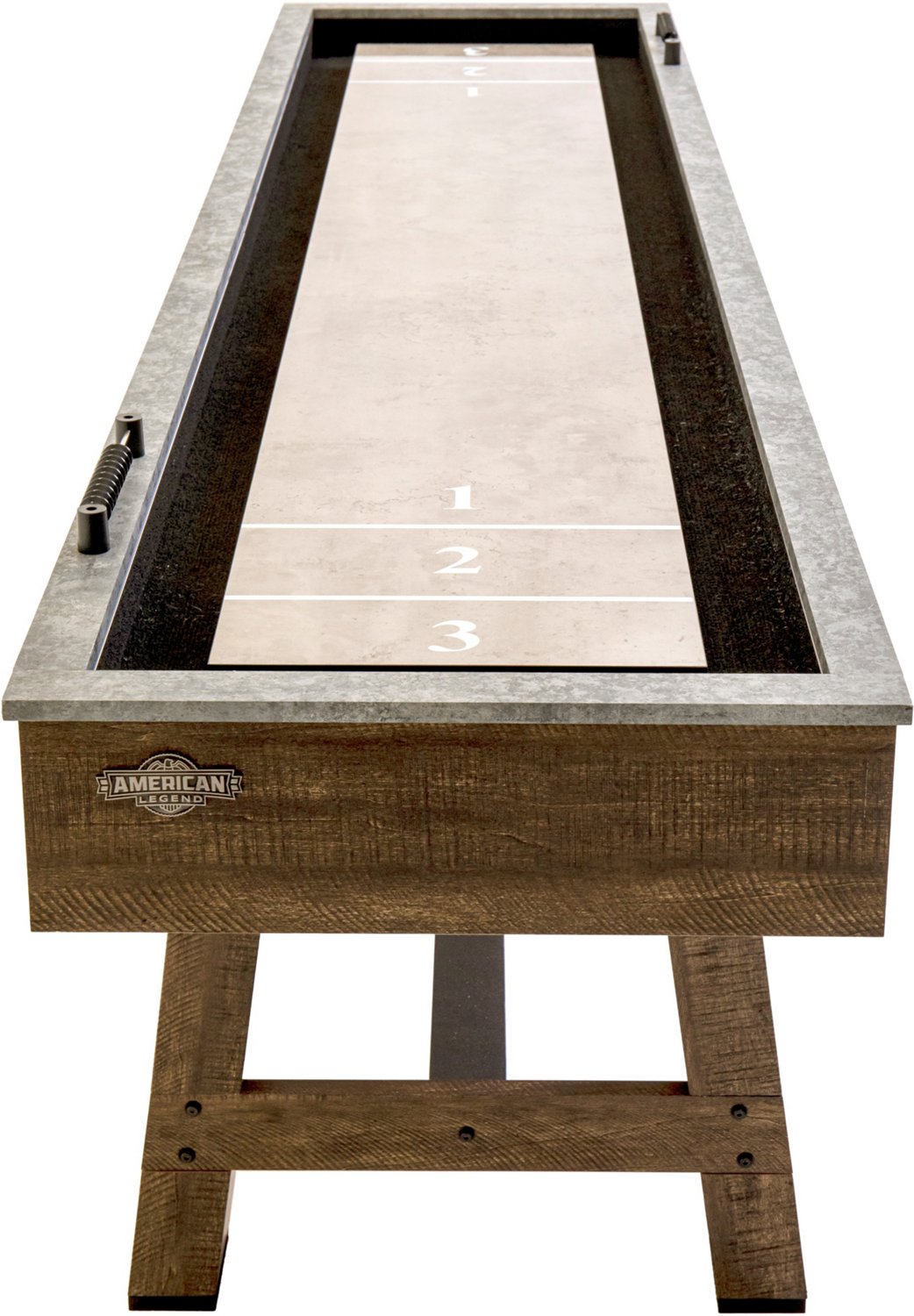 Austin Collection 9’ LED Prelit Shuffleboard Table Academy