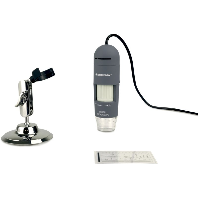 Celestron 44302-C Deluxe Handheld Digital Microscope (Gray)