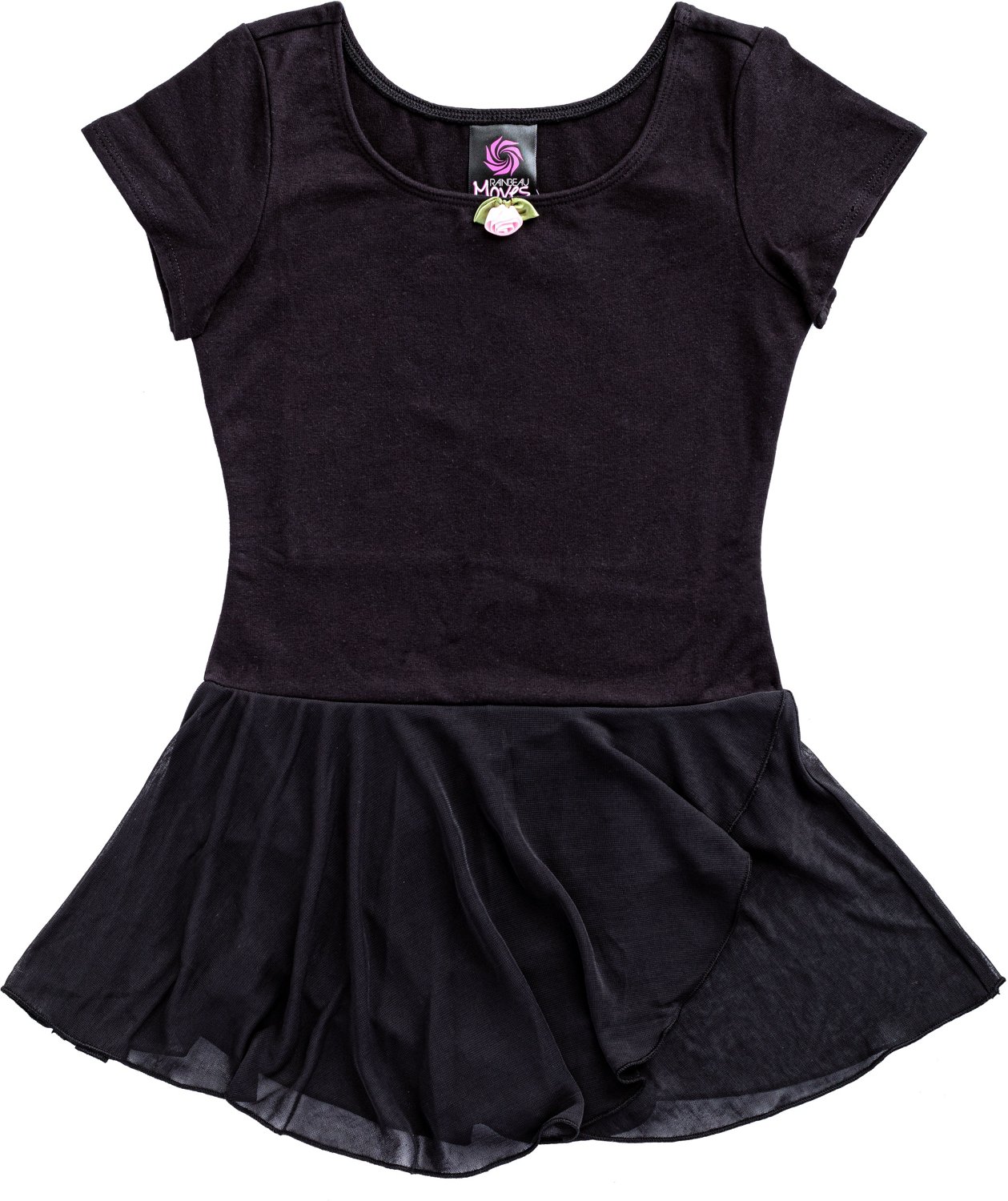 Rainbeau Moves Girls Short Sleeve Skirted Leotard Academy 