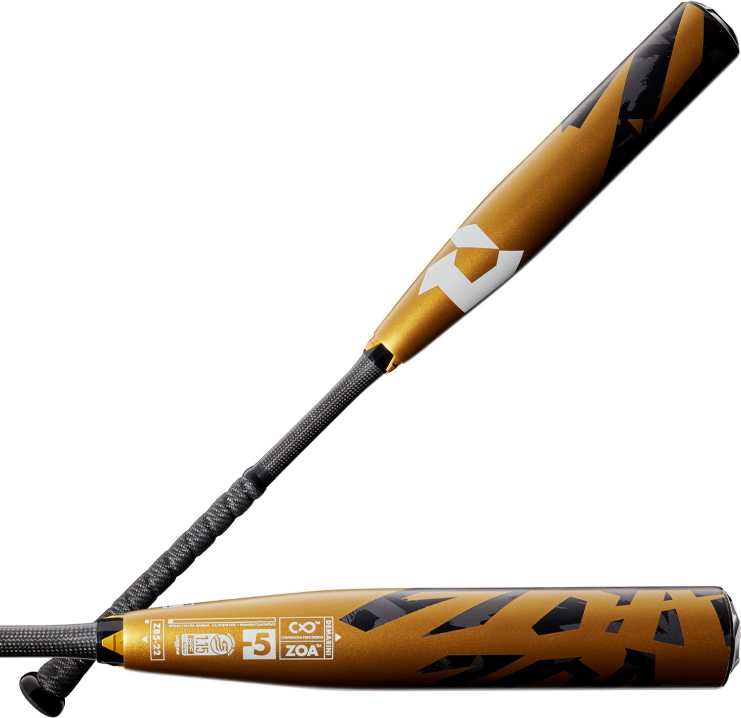 DeMarini Adults' Zoa 2022 Composite Baseball Bat (-5)                                                                            - view number 1