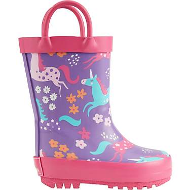 Magellan Outdoors Toddlers' Unicorn Rubber Boots                                                                                