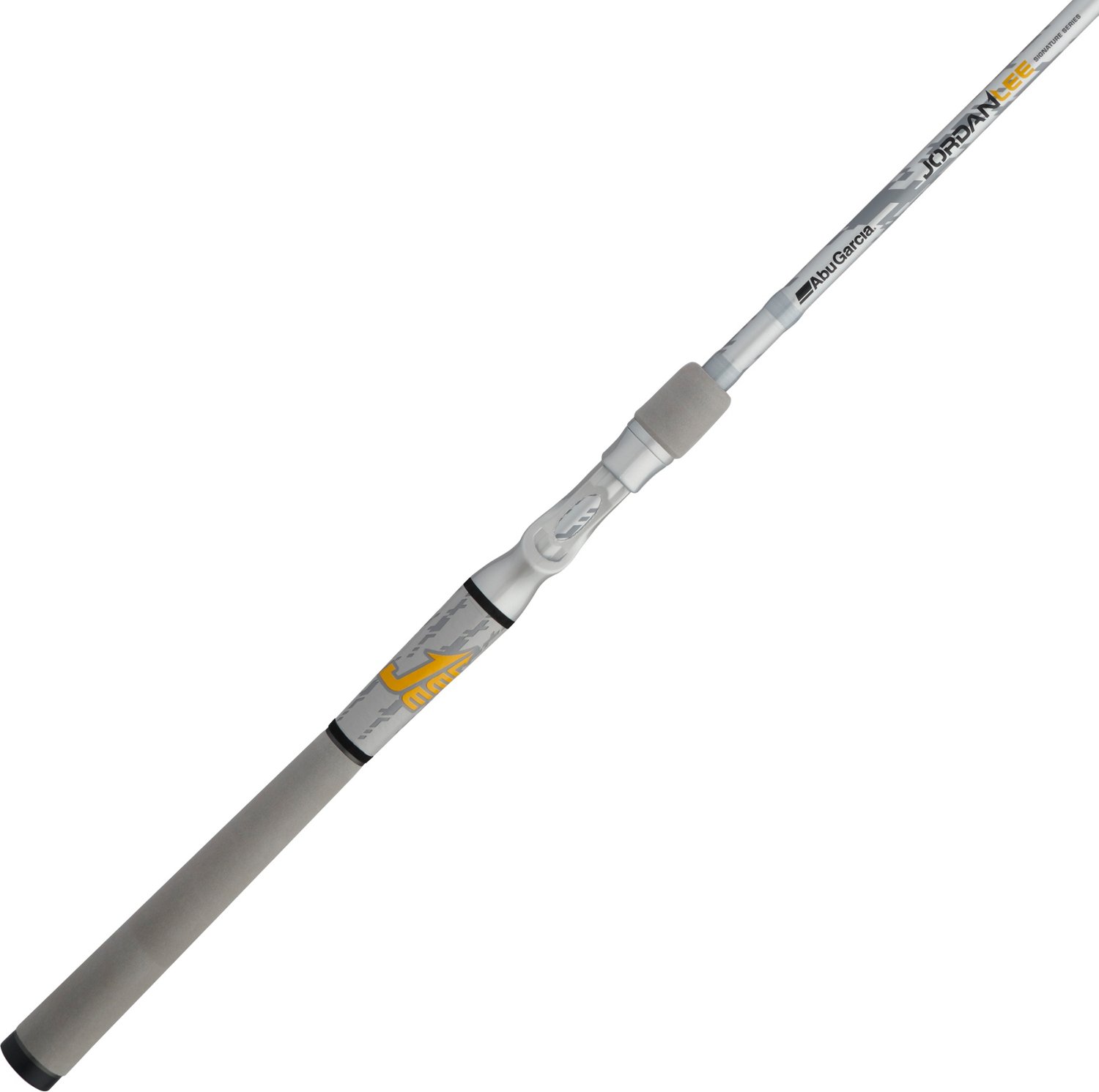  Abu Garcia 7' Jordan Lee Fishing Rod and Reel Baitcast Combo,  5 +1 Ball Bearings with Lightweight Graphite Frame & Sideplates, Durable  Construction,Yellow/Grey : Sports & Outdoors