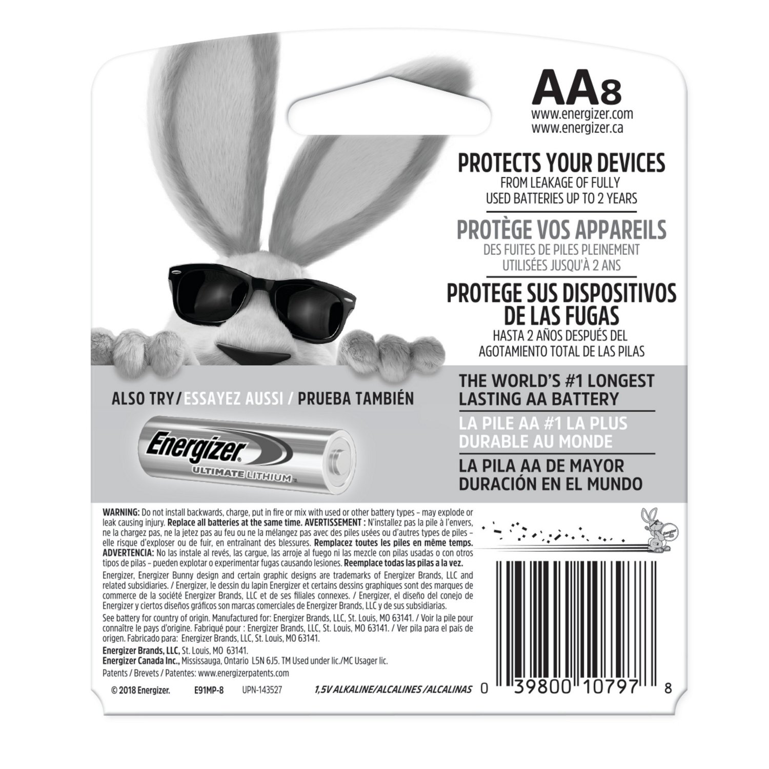 Energizer® Max AA Batteries 8-Pack - view number 2