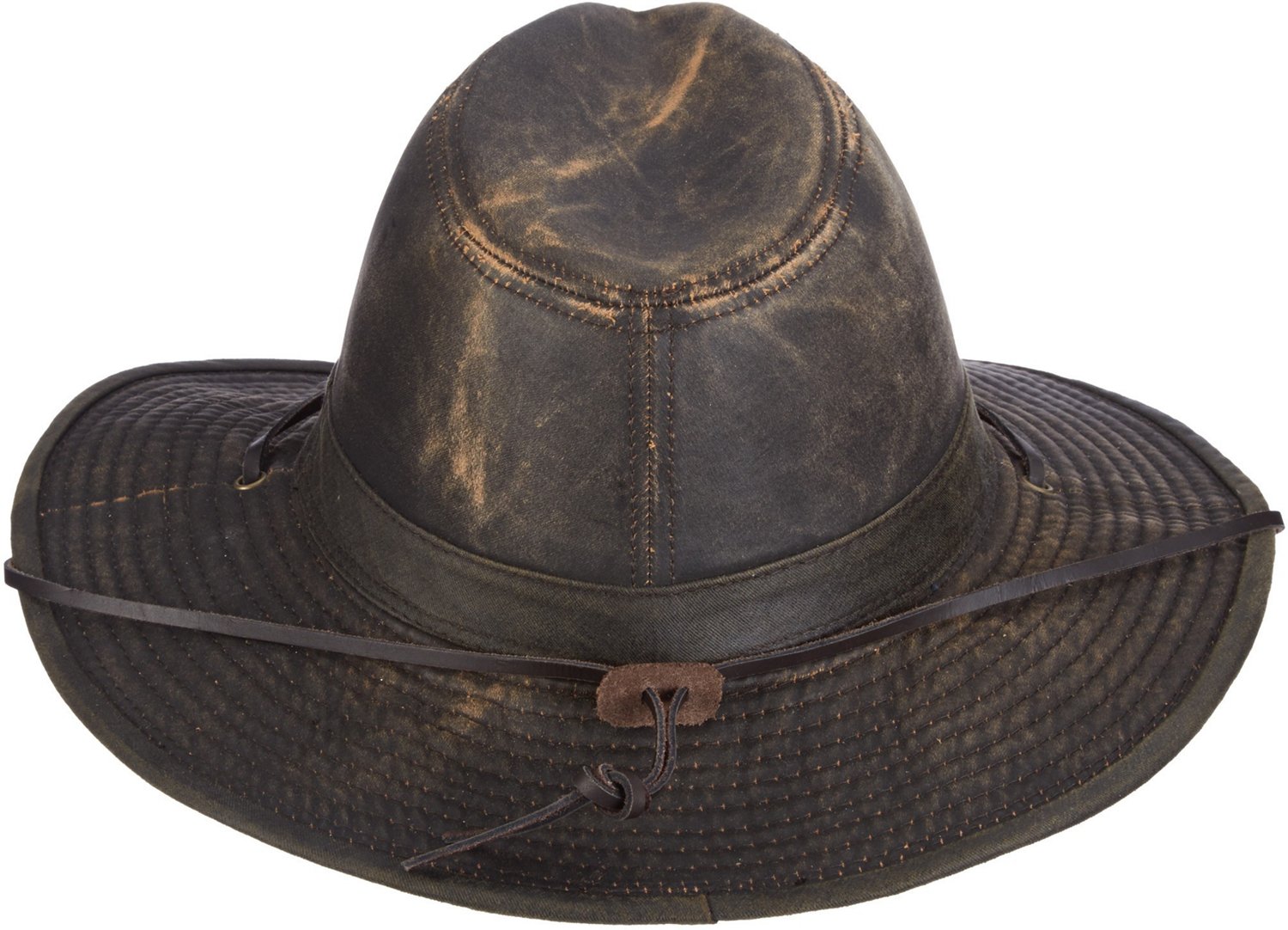 Dorfman Pacific Men's Weathered Cotton Safari Hat