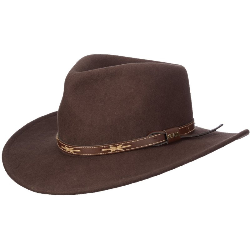 Scala Men's Wool Phoneix Hat Beige, X-Large - Men's Hunting/Fishing Headwear at Academy Sports