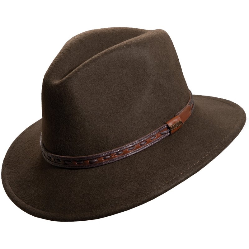 Scala Men's Wool Richmond Hat Green Dark, Medium - Men's Hunting/Fishing Headwear at Academy Sports