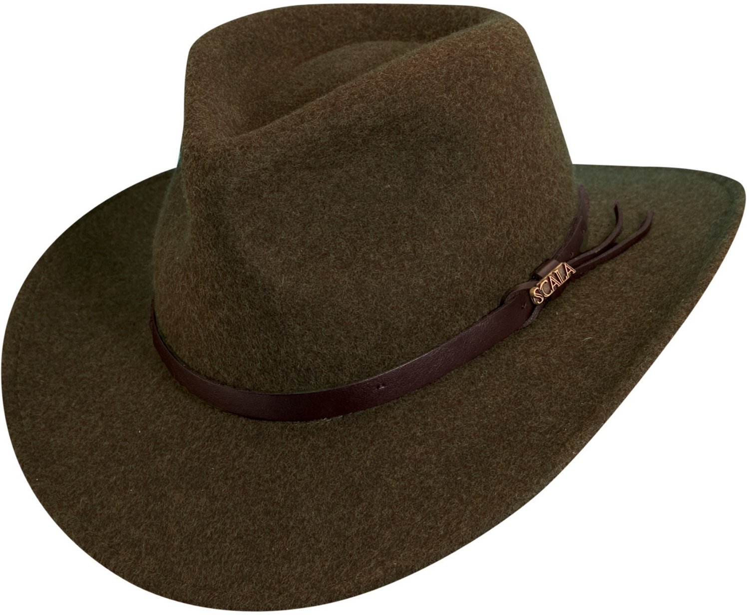Scala Men's Anchorage Heathered Wool Felt Safari Hat - view number 1