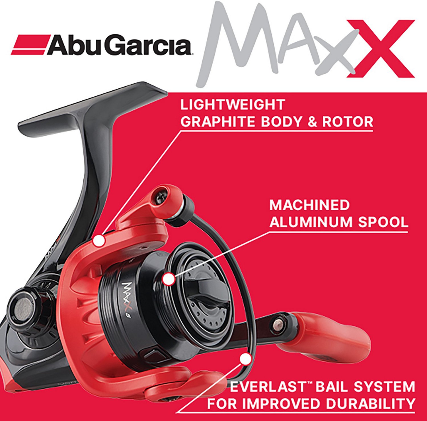 Abu Garcia Max-X 30 6'6 M Spinning Rod and Reel Combo