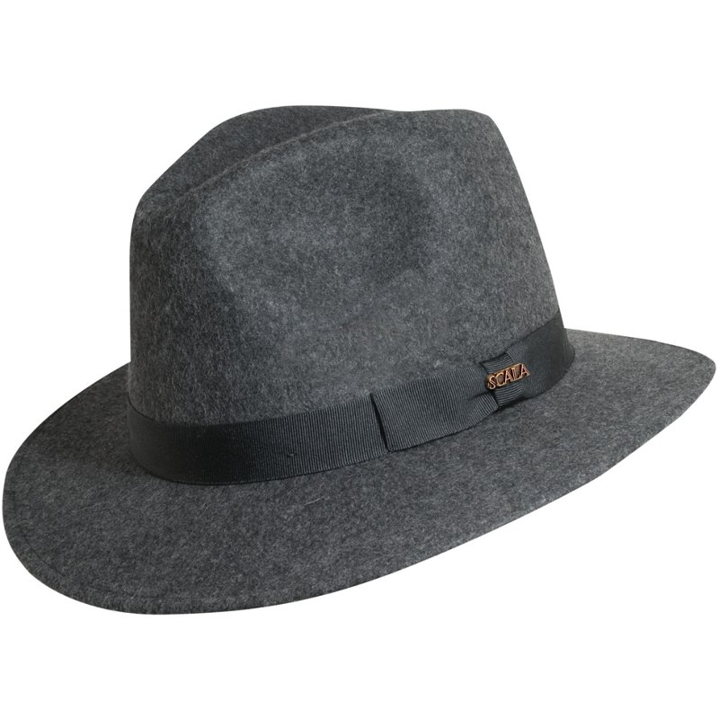 Scala Men's Wool Norfolk Hat Charcoal, Large - Men's Hunting/Fishing Headwear at Academy Sports
