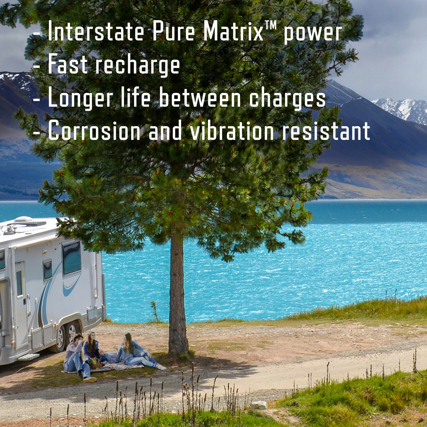 Interstate Batteries 970 Marine Cranking Amp Dual Purpose AGM Battery