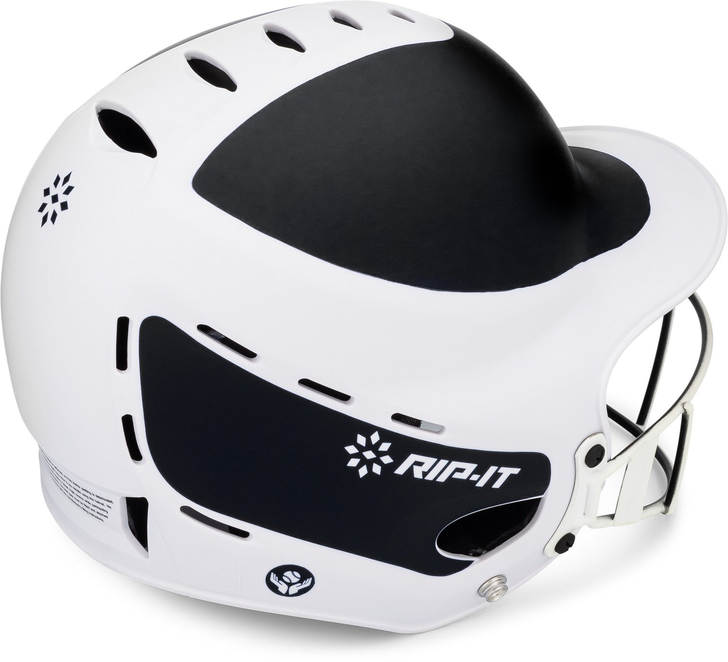 RIP-IT Women's Vision Pro Matte Two Tone Softball Batting Helmet - view number 2