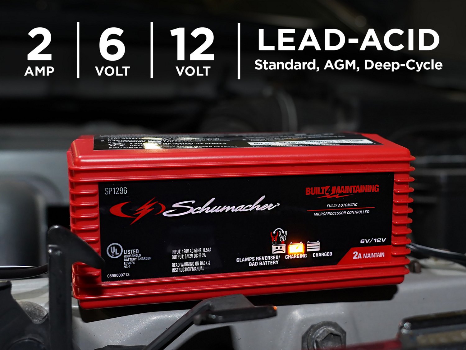 Schumacher Electric SP1296 6V 12V Automatic Battery Maintainer - view number 4