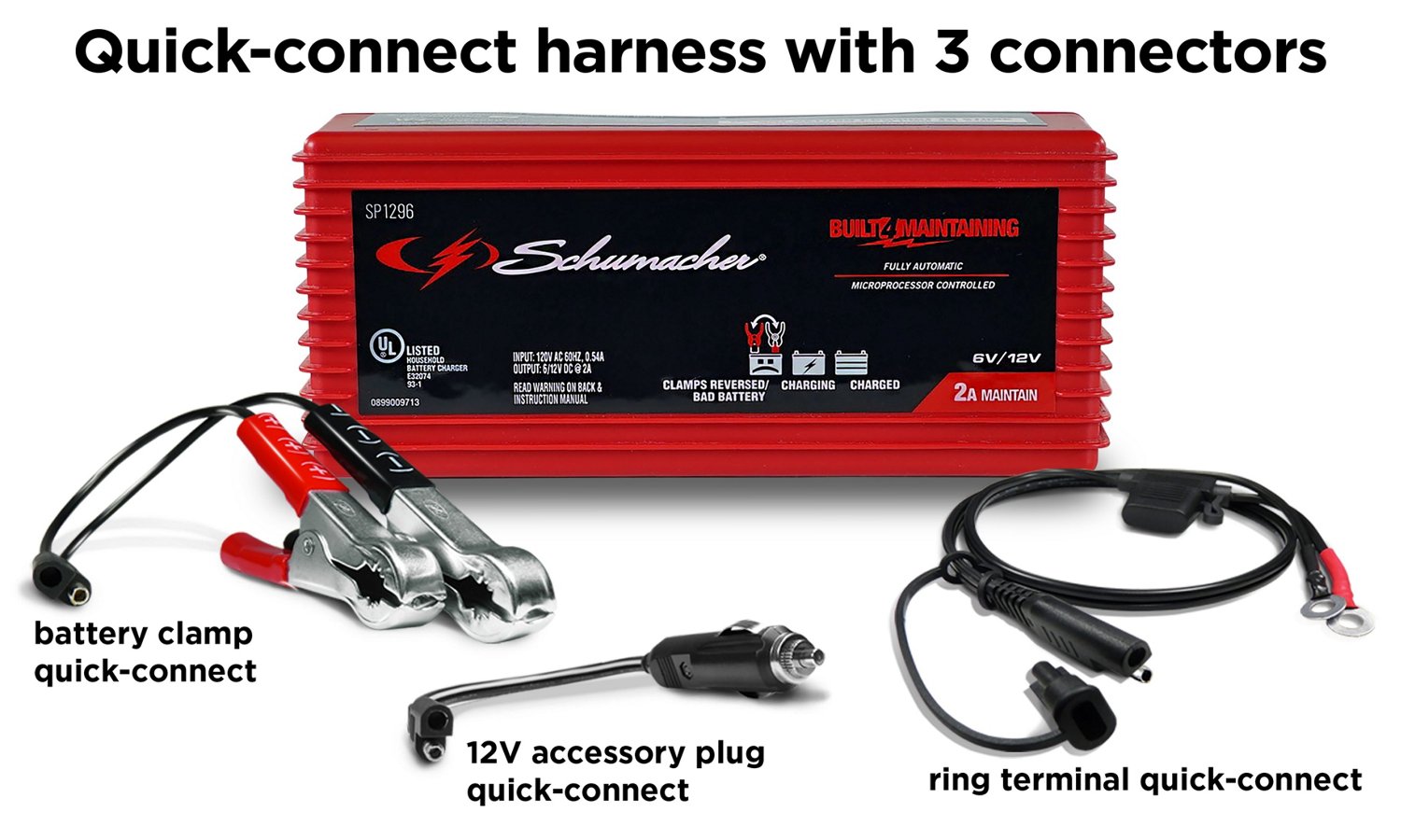 Schumacher Electric SP1296 6V 12V Automatic Battery Maintainer - view number 7