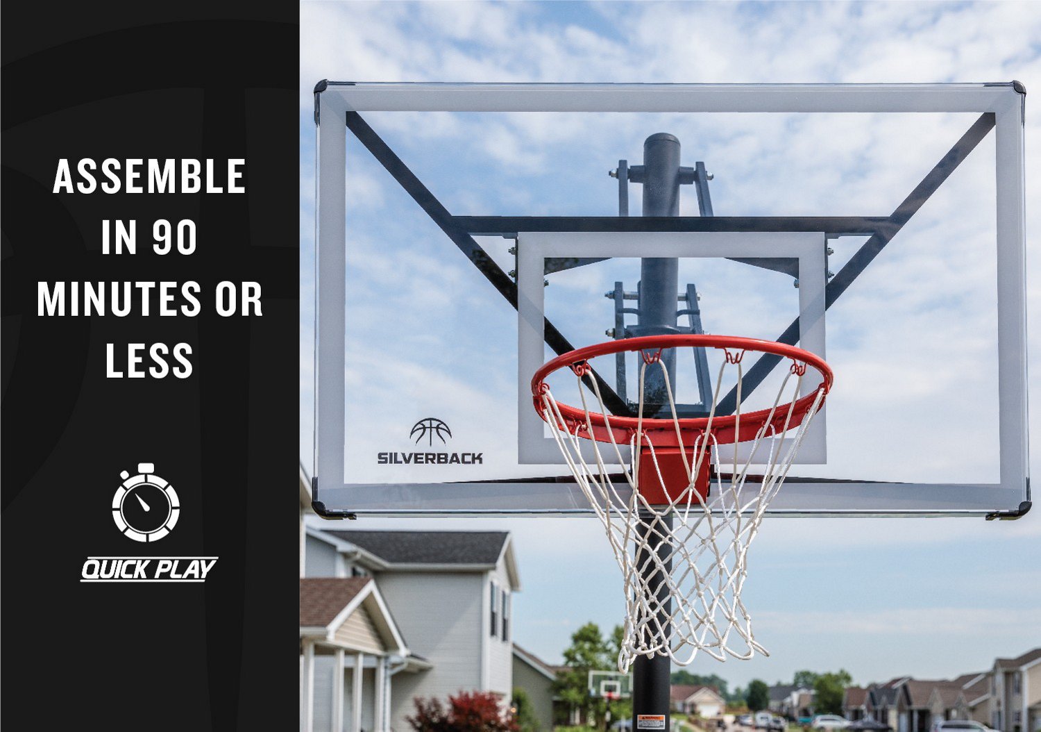 Silverback NXT 54 in In-Ground Basketball Hoop - view number 7
