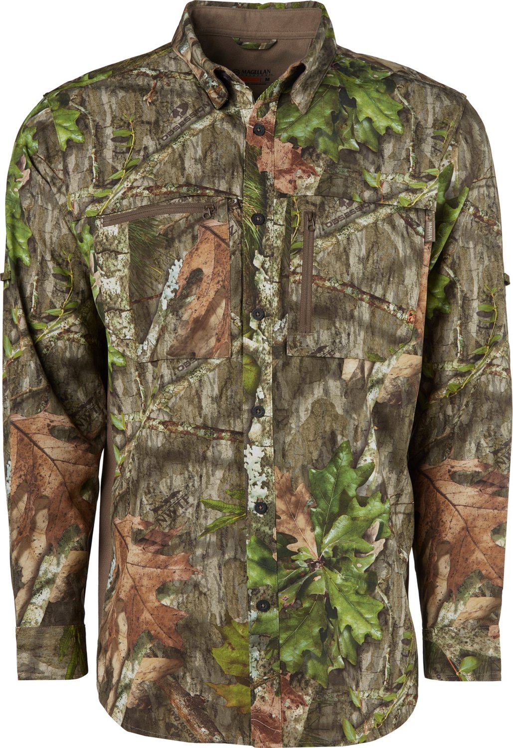 Magellan Outdoors Men's Eagle Pass Deluxe Button-Down Long Sleeve Hunting Shirt