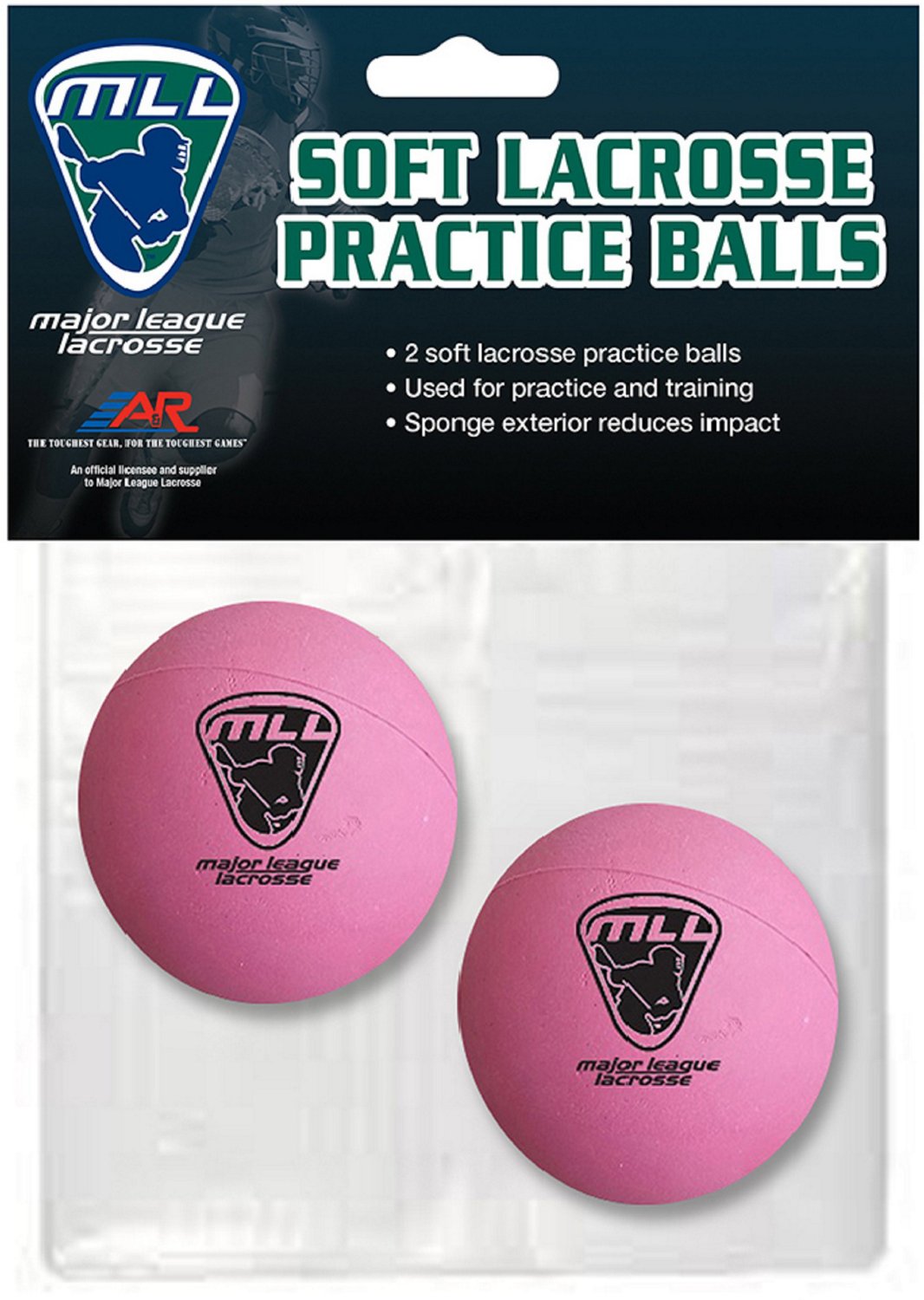 A&R MLL Soft Lacrosse Practice Balls 2-Pack                                                                                      - view number 2