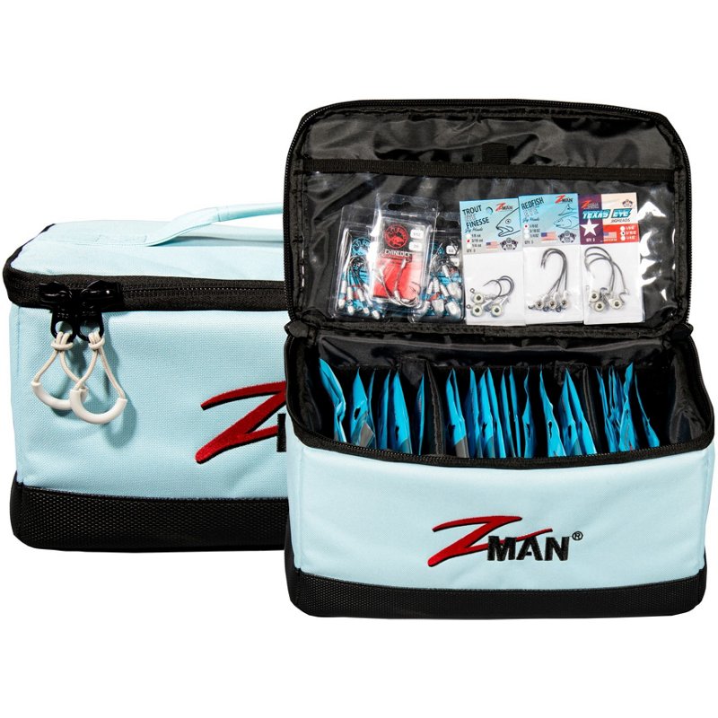 Z-Man Elaztech Bait BlockZ Bait Storage Bag Blue Light/Black - Soft Tackle Bags at Academy Sports